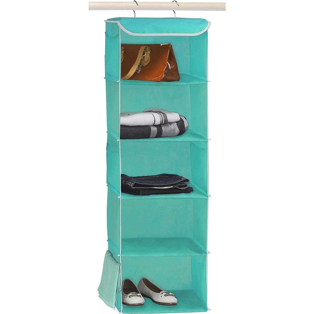 Simple Houseware Organizador de armario colgante de 5