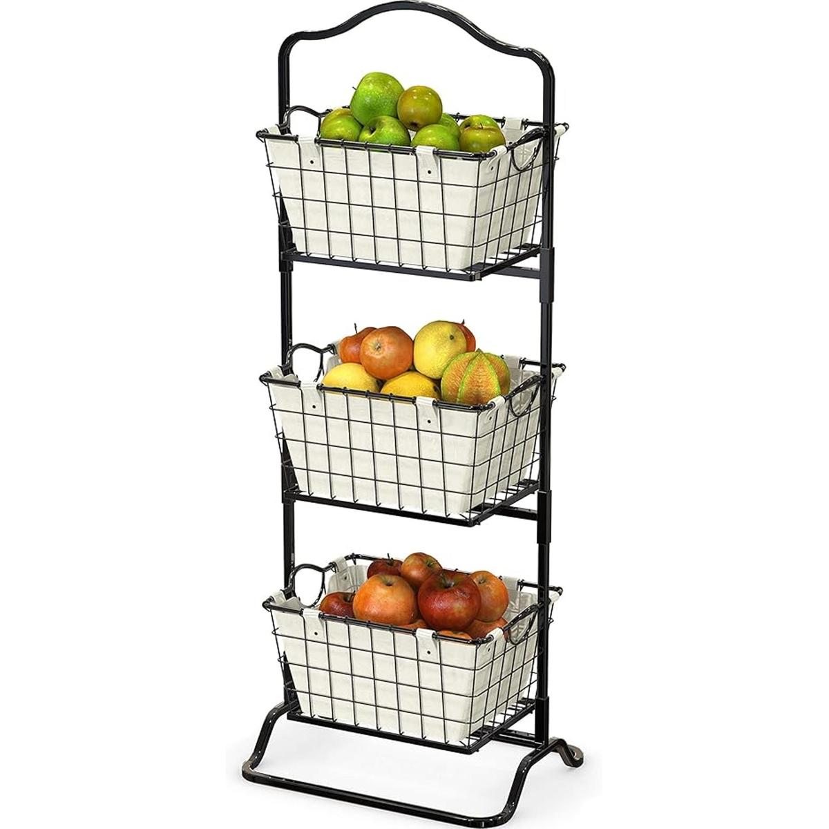 Simple Houseware Soporte rígido de alambre para cestas