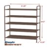 Simple Houseware Organizador de almacenamiento de zapatero_2