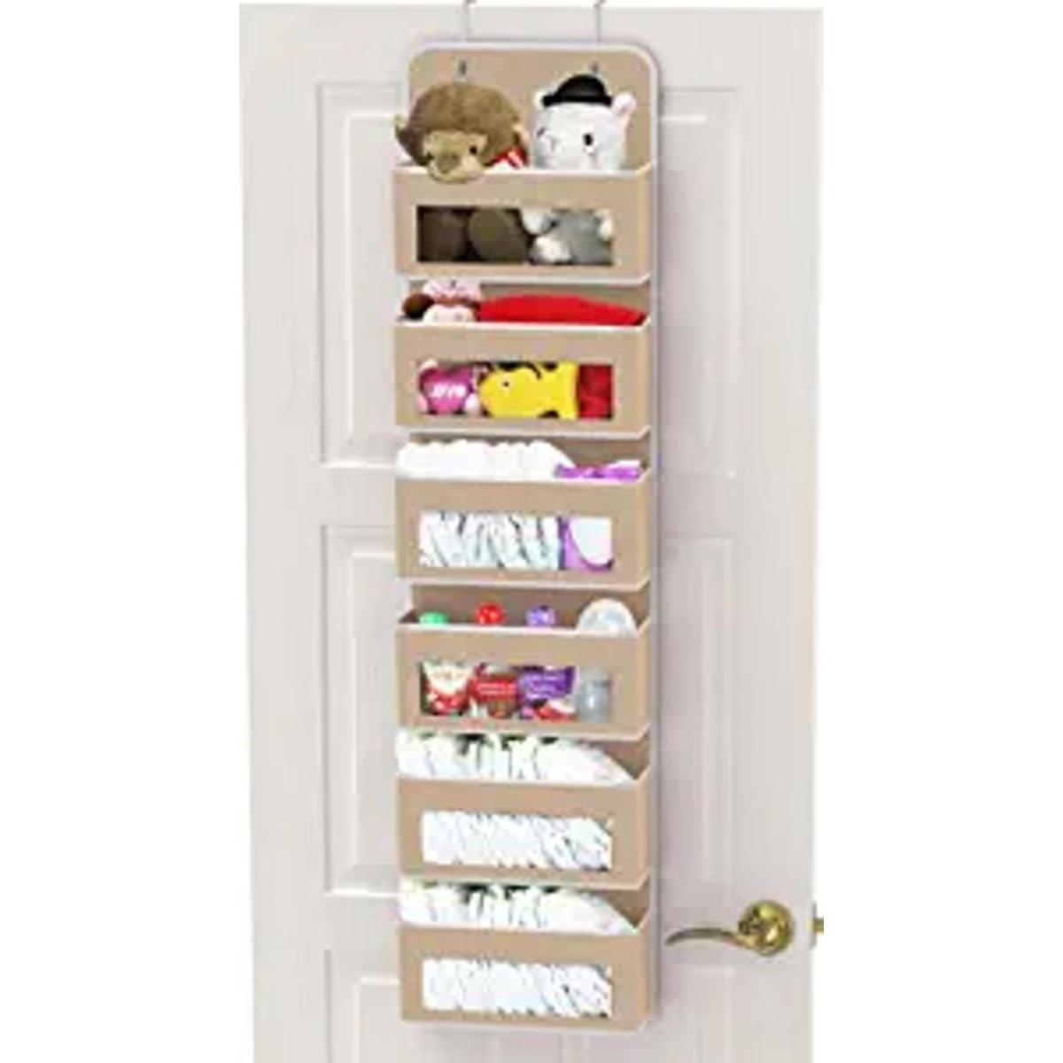 Simple Houseware Organizador de 6 bolsillos transparentes
