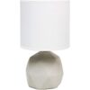Simple Designs LT2060WHT Lámpara de mesa geométrica de_1