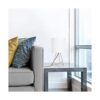 Simple Designs LT2066GDW Lámpara de mesa con pantalla de_6