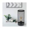 Simple Designs LT1075BLK Lámpara de mesa cilíndrica de
