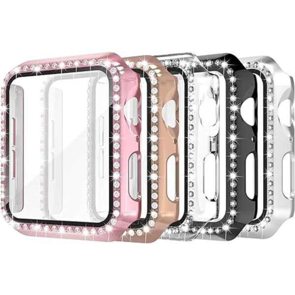 Simpeak Paquete de 5 fundas rígidas brillantes de 1.73_1
