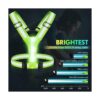 Simket Chaleco reflectante con luz LED para caminar por la_2