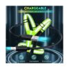 Simket Chaleco reflectante con luz LED para caminar por la_3