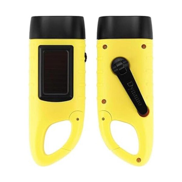 Simpeak Paquete de 2 linternas solares con manivela de