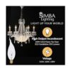 Simba Lighting Candelabra CA10 Bombillas incandescentes