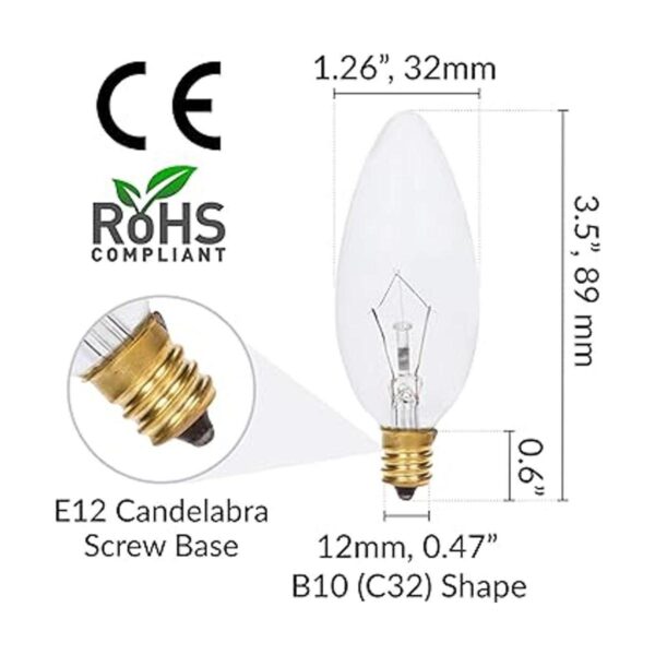 Simba Lighting Candelabra Torpedo Bombillas