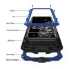 Simicoo Funda de metal para Samsung Note 20 Ultra con_2