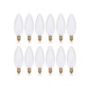 Simba Lighting Candelabro Torpedo esmerilado B10 25W E12