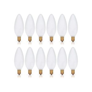 Simba Lighting Candelabro Torpedo esmerilado B10 25W E12