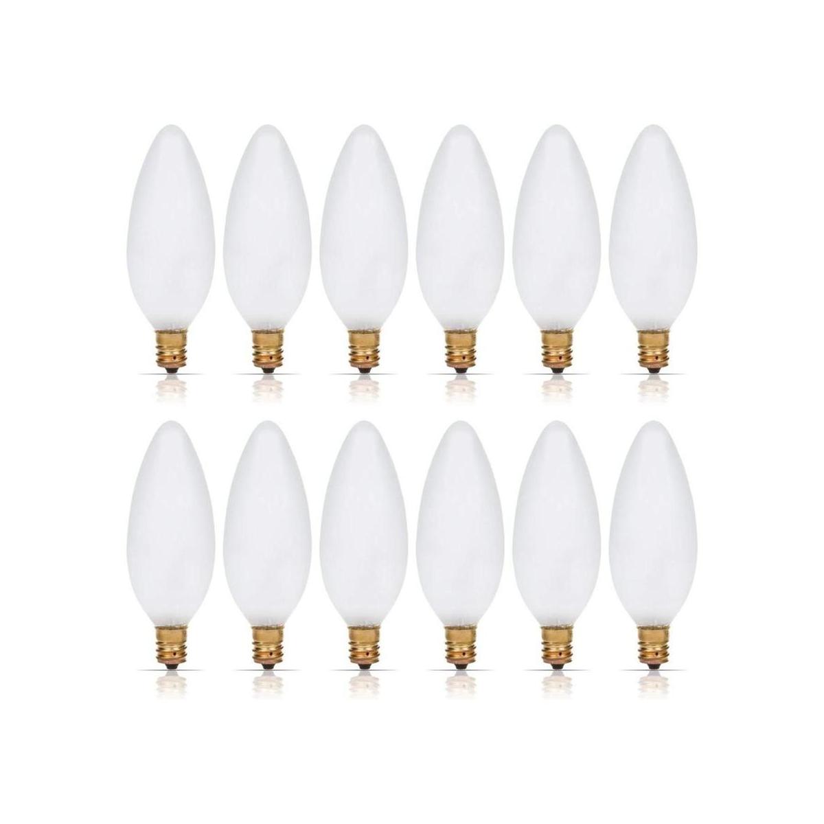 Simba Lighting Candelabro Torpedo esmerilado B10 25W E12