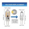 Simba Lighting Bombilla LED G4 paquete de 5 1.5W T3 20W