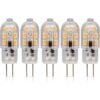 Simba Lighting Bombilla LED G4 paquete de 5 1.5W T3 20W