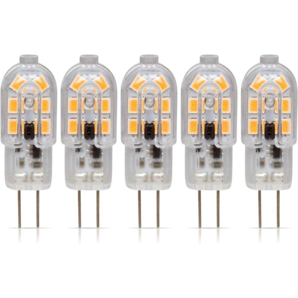 Simba Lighting Bombilla LED G4 paquete de 5 1.5W T3 20W