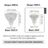 Simba Lighting Bombillas LED MR11 4 unidades 12 V 3_2