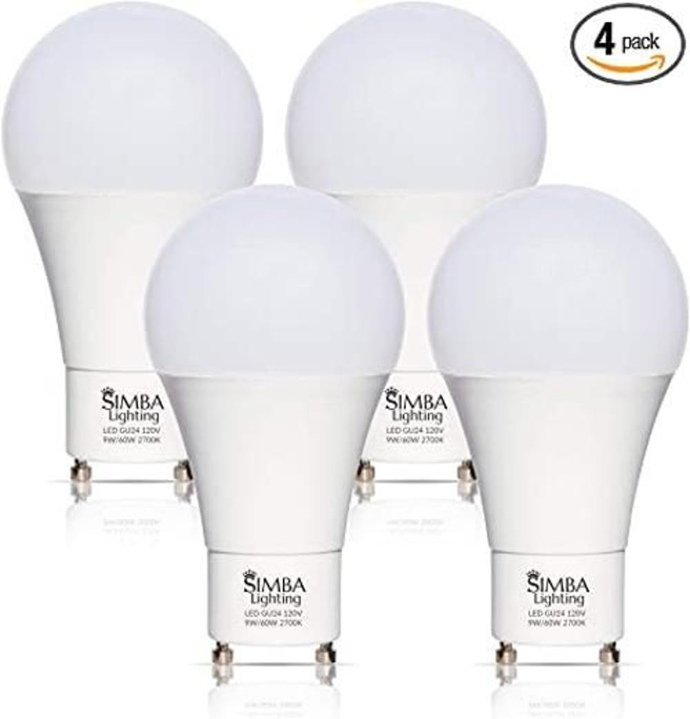 Simba Lighting Bombilla LED GU24 A19 9 W 60 W a 75 W
