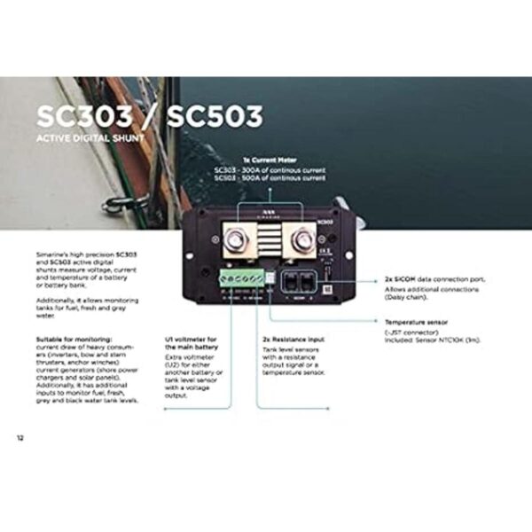 Simarine SC303 Shunt digital 300A_2