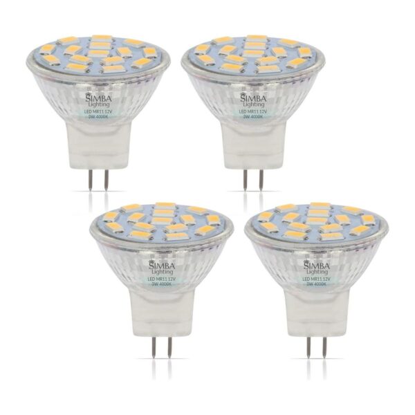 Simba Lighting Bombillas LED MR11 4 unidades 12 V 3_1