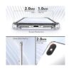 Silverback Funda transparente para iPhone X con soporte de_3