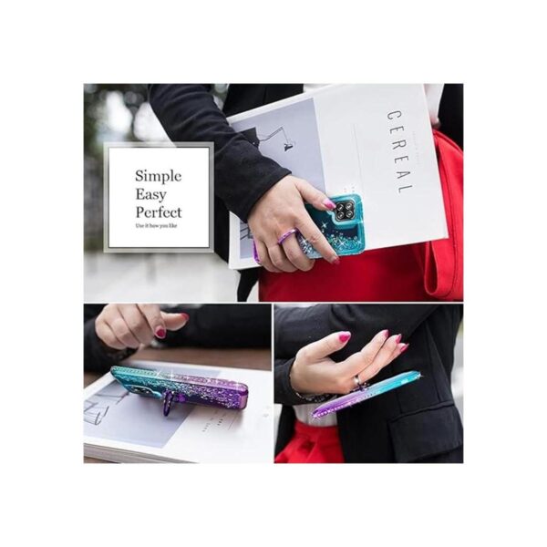 Silverback Funda para Galaxy A12 con soporte para anillo_5