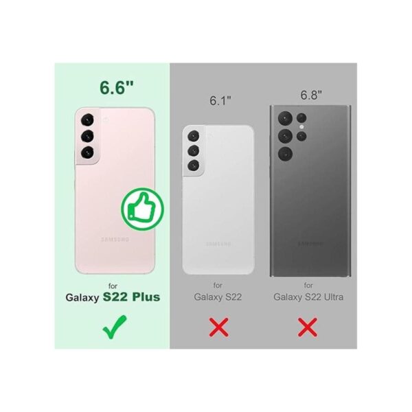 Silverback Funda para Galaxy S22 Plus funda holográfica_2
