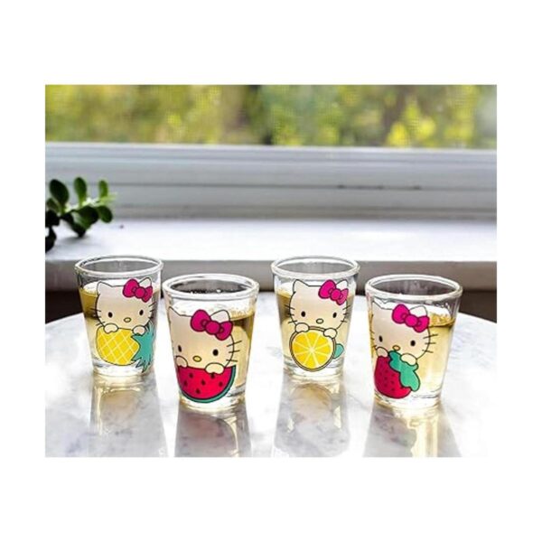 Silver Buffalo Hello Kitty Fruit Juego de 4