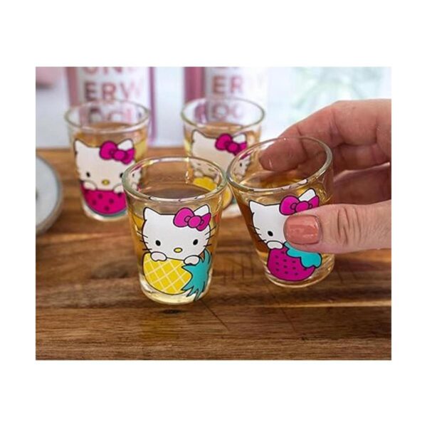 Silver Buffalo Hello Kitty Fruit Juego de 4