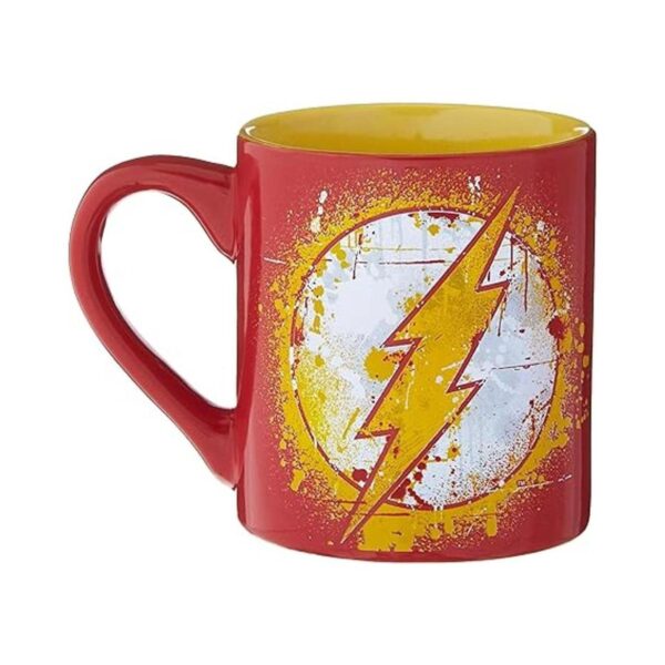 Silver Buffalo DC Comics Taza de cerámica con logotipo de_2