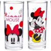Silver Buffalo Disney Minnie Red Stripe Dots Juego de 4_1