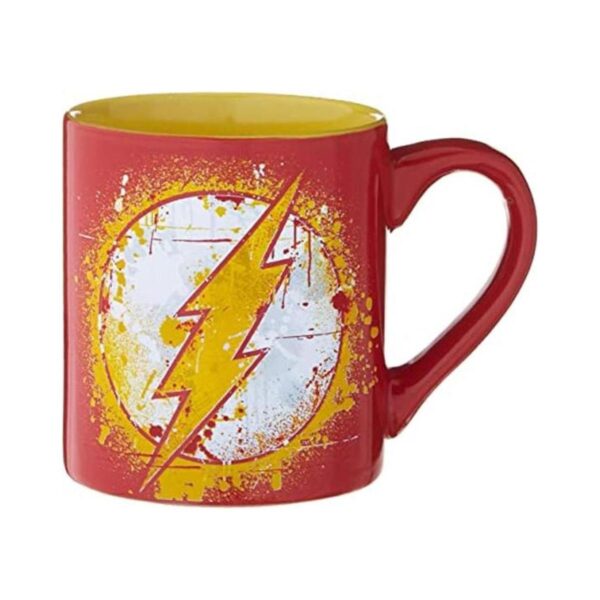 Silver Buffalo DC Comics Taza de cerámica con logotipo de_1