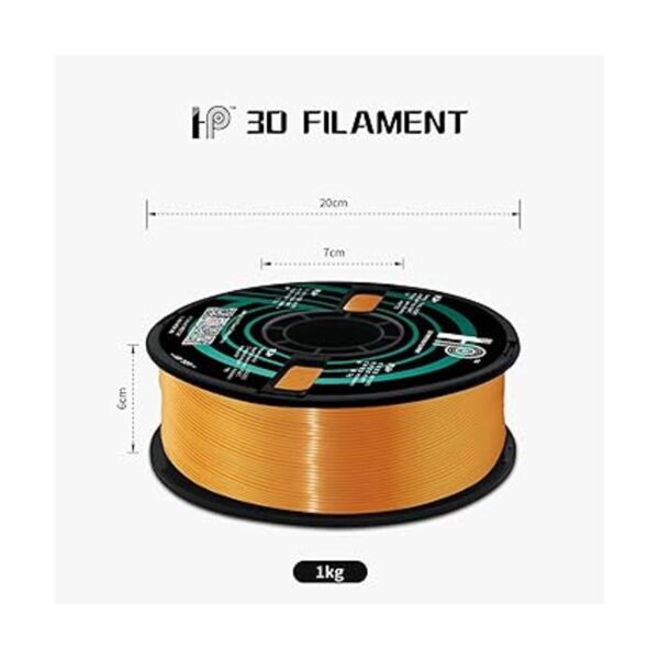 Silk Gold Filamento para impresora 3D PLA de 0.069 in_3