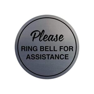 Signs ByLITA Señal de asistencia Brushed Silver_1