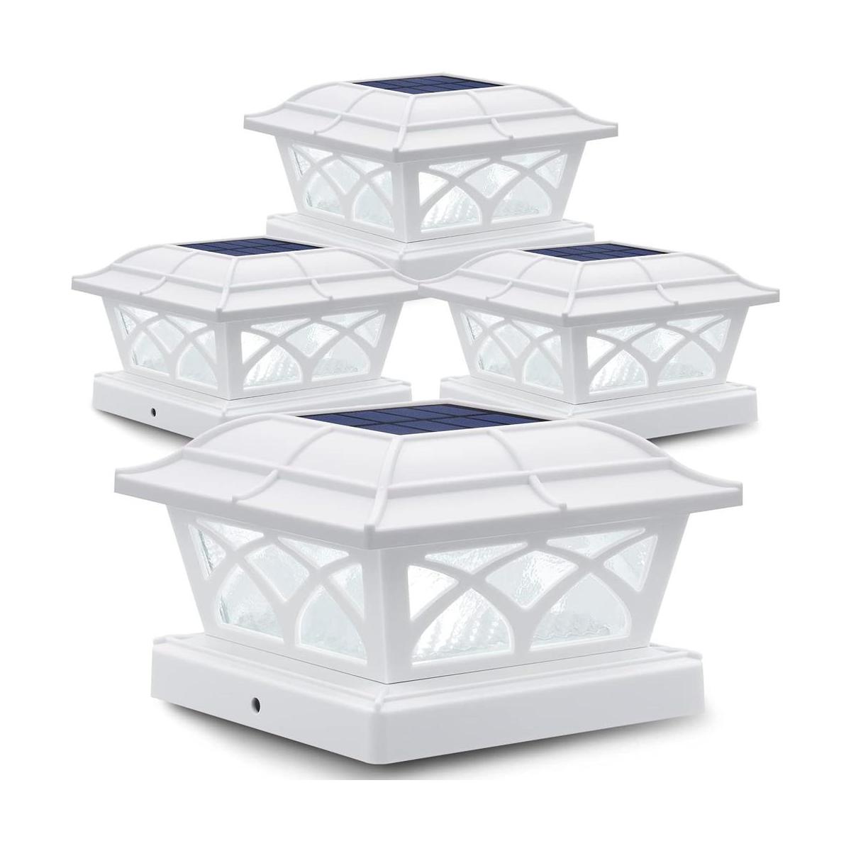 Siedinlar Luces solares de cristal para exteriores 2