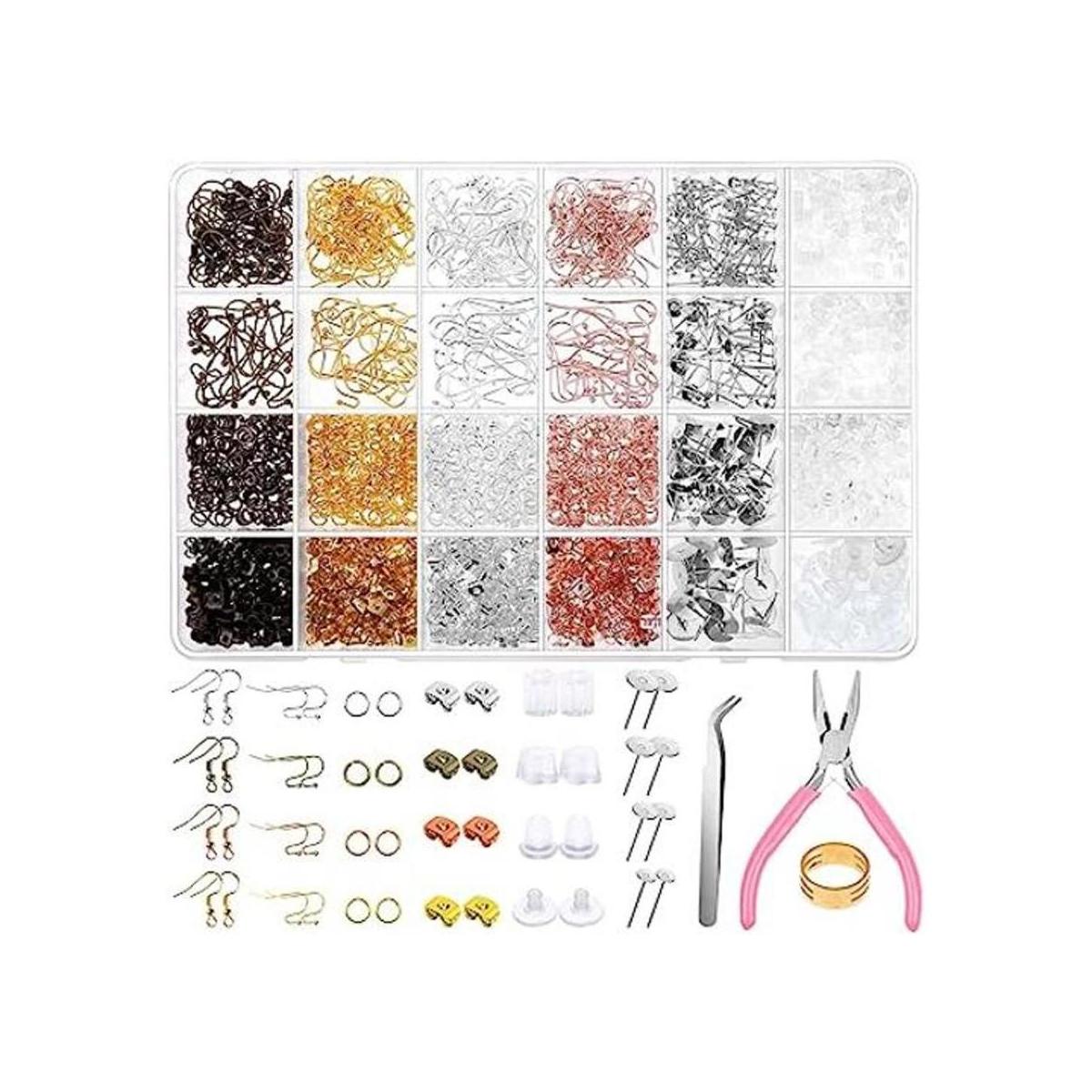 Shynek Kit de fabricación de aretes 2343 piezas de