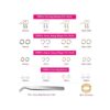 Shynek Ganchos para pendientes para hacer joyas kit de