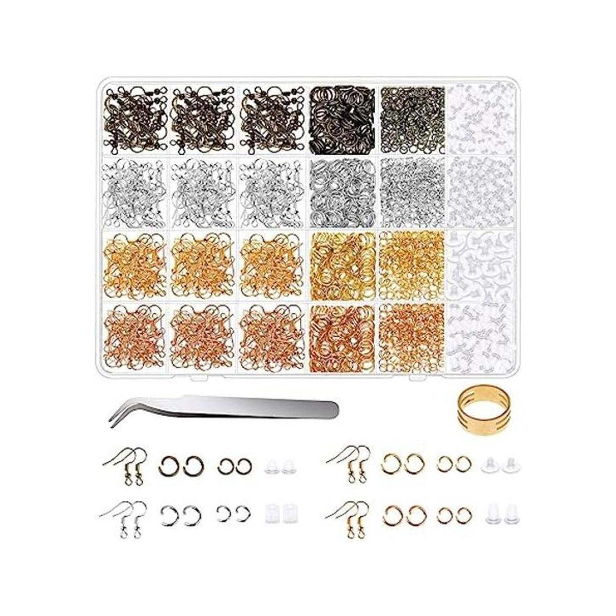 Shynek Ganchos para pendientes para hacer joyas kit de