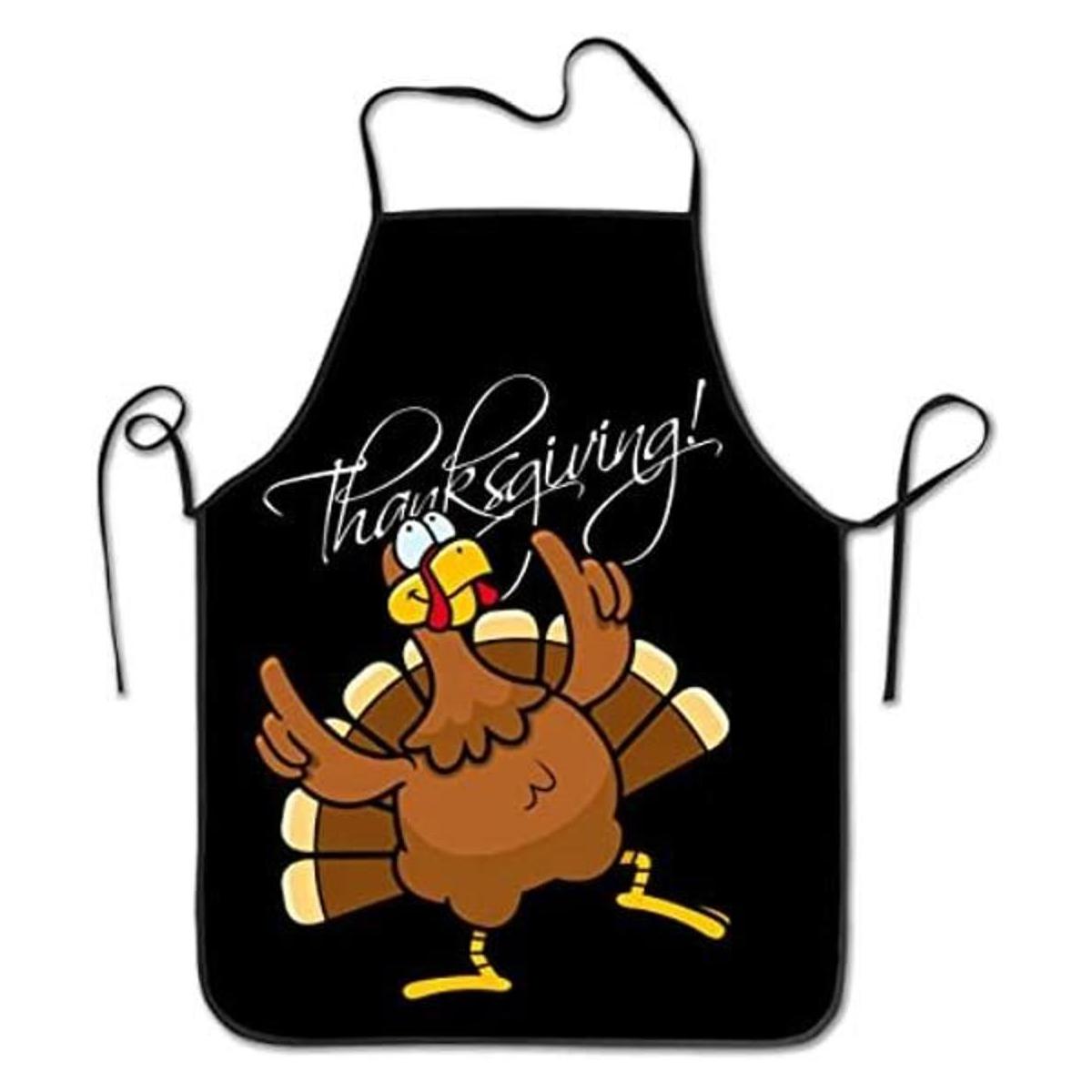 Shuwekk Delantal de pavo de baile de Acción de Gracias