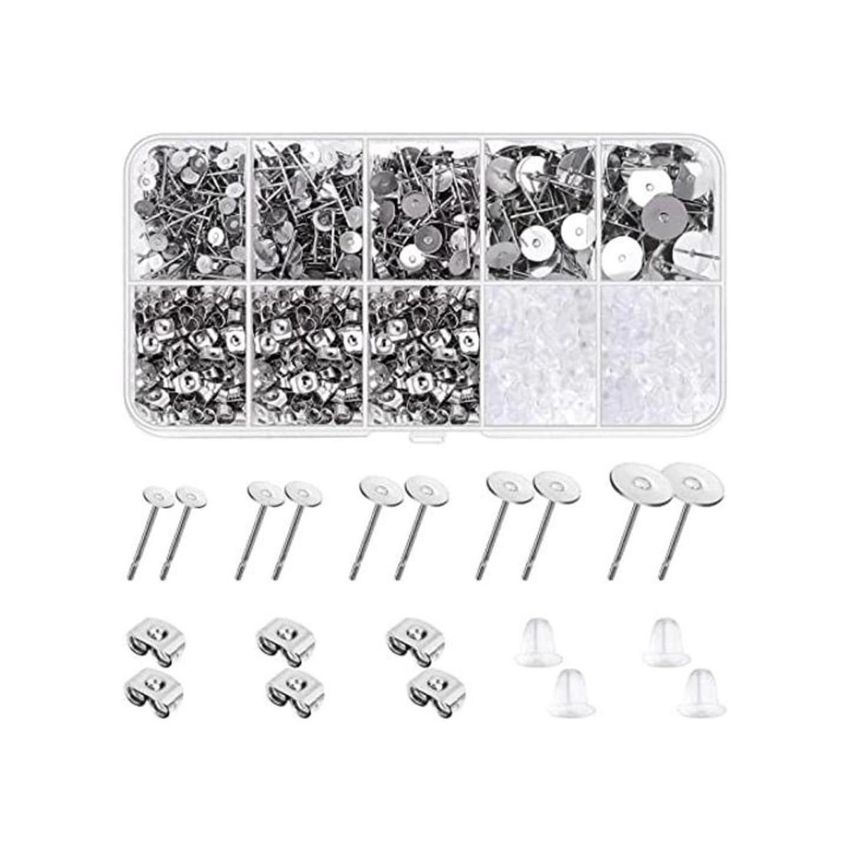 Shynek 1800 piezas de suministros para hacer aretes con