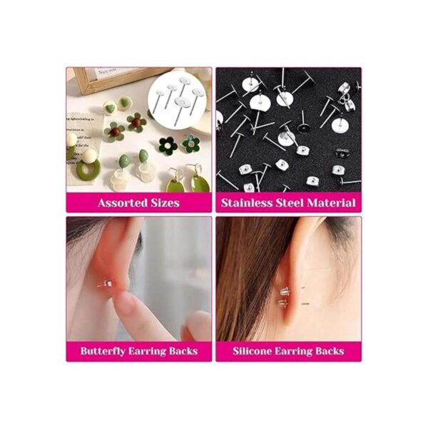Shynek 1800 piezas de suministros para hacer aretes con