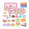 ShyLizard Juego de té para niñas pequeñas juego de fiesta_2