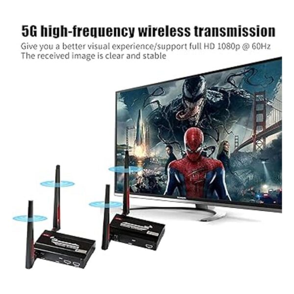 ShuOne Transmisor y receptor de video HDMI inalámbrico de_3