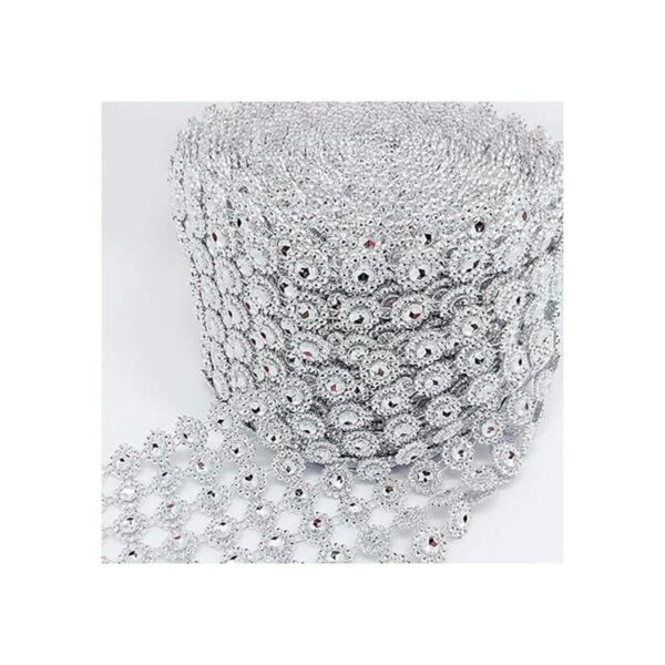 Shukii Cinta de diamantes de imitación de 10 yardas cinta