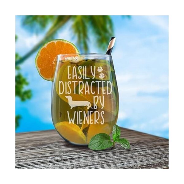 Shop4Ever Taza de vino grabada con texto en inglés_3