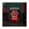 Shop4Ever Taza de vino grabada con texto en inglés_4