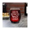 Shop4Ever Taza de vino grabada con texto en inglés_6