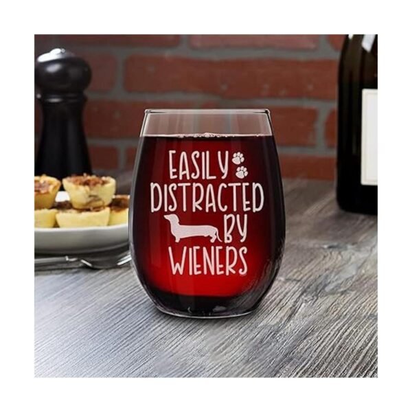 Shop4Ever Taza de vino grabada con texto en inglés_6