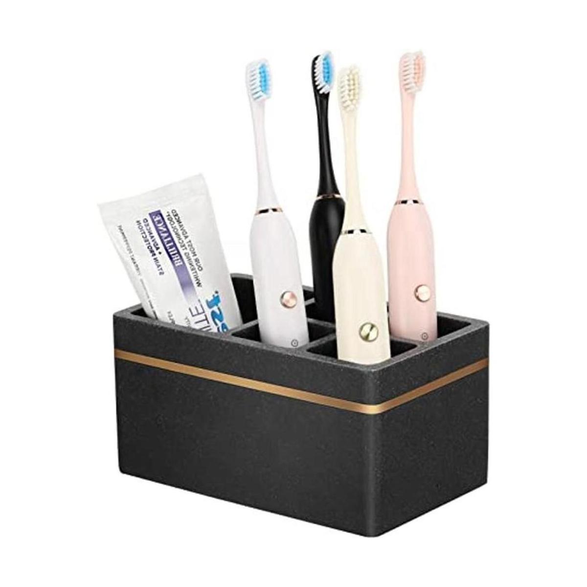 Shinowa Soporte para cepillo de dientes de resina 5