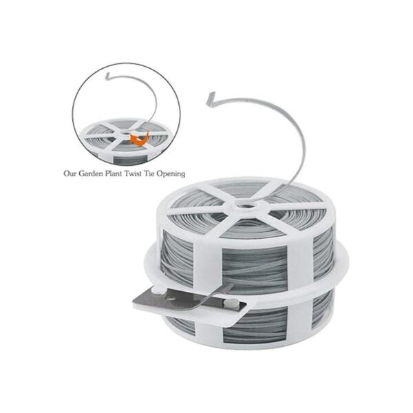 Shintop 328 Feet Garden Plant Twist Tie with Cutter for_2